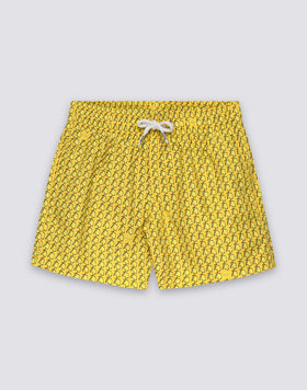 MAILLOT DE BAIN COURT À TAILLE ÉLASTIQUE REPREVE® AVEC IMPRIMÉ FRUIT FIESTA
