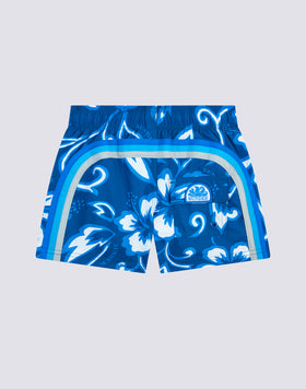 REPREVE® TRAJE DE BAÑO CORTO CON CINTURA ELÁSTICA Y ESTAMPADO SK23
