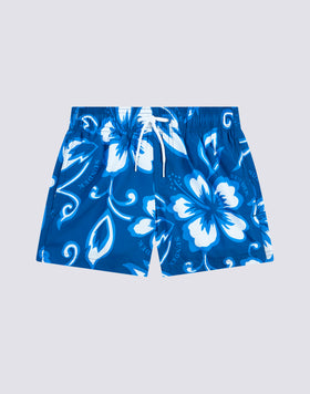 REPREVE® TRAJE DE BAÑO CORTO CON CINTURA ELÁSTICA Y ESTAMPADO SK23
