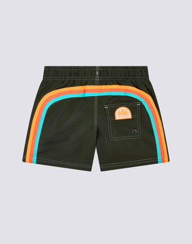 SWIMSHORTS SHORT ELASTICATED WAIST ICONIC TAFFETA