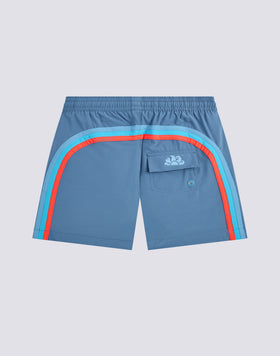 COSTUME DA BAGNO BAMBINO CORTO VITA ELASTICATA IN TESSUTO STRETCH