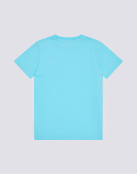 T-SHIRT ENFANT À MANCHES COURTES AVEC POCHE ET LOGO SUR LE DEVANT