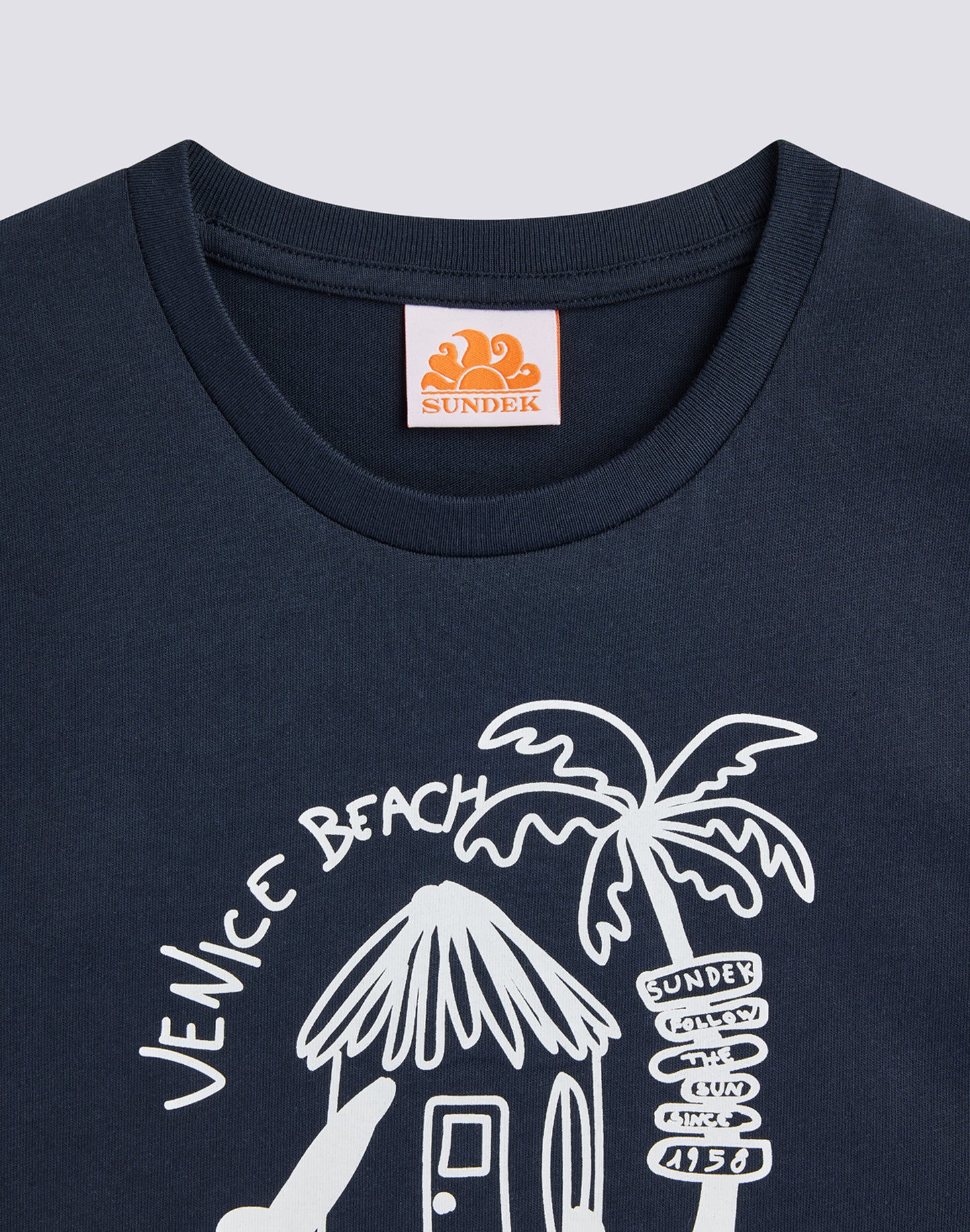 T-SHIRT AVEC IMPRIMÉ PLAGE DE VENISE