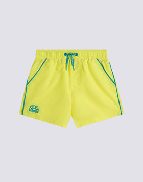 COSTUME DA BAGNO BAMBINO CORTO VITA ELASTICATA ICONIC TAFFETA CON PIPING