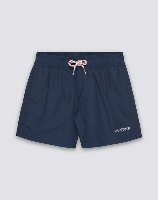 COSTUME DA BAGNO BAMBINO IN POLIESTERE RICICLATO REPREVE® CON DETTAGLI TRICOLORE