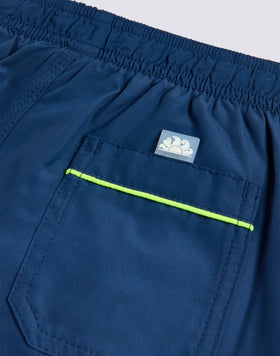 MAILLOT DE BAIN LONG POUR ENFANT EN POLYESTER RECYCLÉ REPREVE® AVEC INSCRIPTION SUR LE CÔTÉ