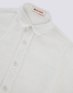 CHEMISE EN LIN À MANCHES COURTES POUR ENFANT