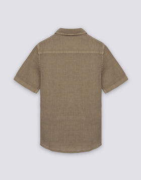 CAMICIA IN LINO DA BAMBINO A MANICA CORTA