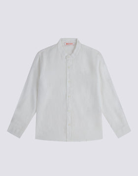 CHEMISE EN LIN À COL MANDARIN