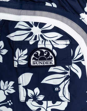 PRINTED SWIM TRUNKS