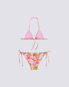MINI BIKINI CON ESTAMPADO SWEET PARROT