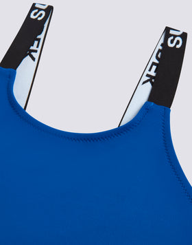 COSTUME INTERO BAMBINA CON SPALLINE LOGATE