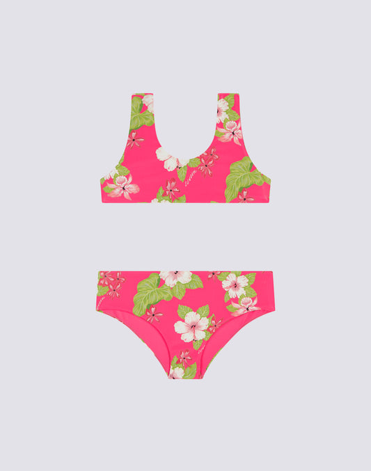 DREAMY HAWAII PRINT MINI BIKINI