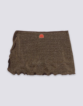 MINI GIRLS' RUFFLED LUREX SARONG