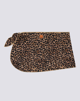 PAREO DE NIÑA CON ESTAMPADO DE LEOPARDO
