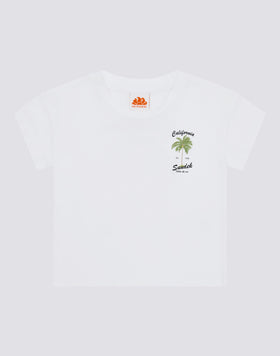 GIRLS' T-SHIRT WITH LARGE BACK PRINT