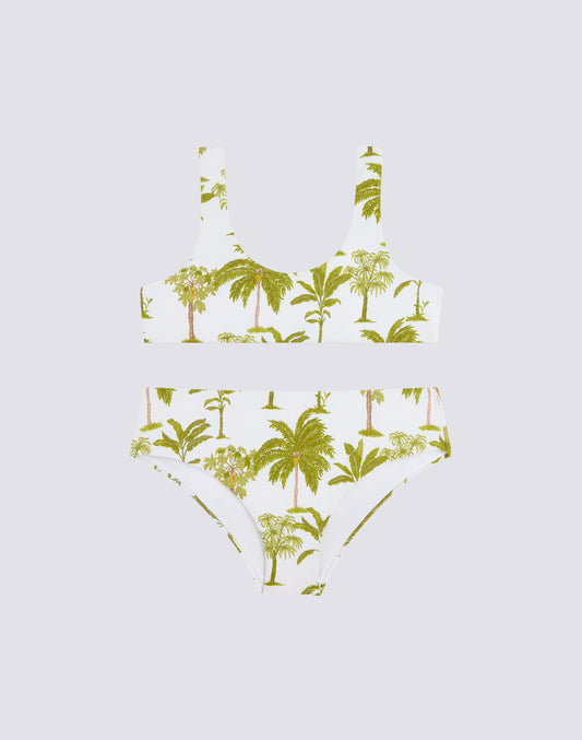 MINI BIKINI SPORTIF IMPRIMÉ BOTANIC