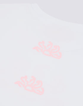 T-SHIRT CONFORT POUR FILLE AVEC IMPRIMÉ MULTILOGO DANS LE DOS