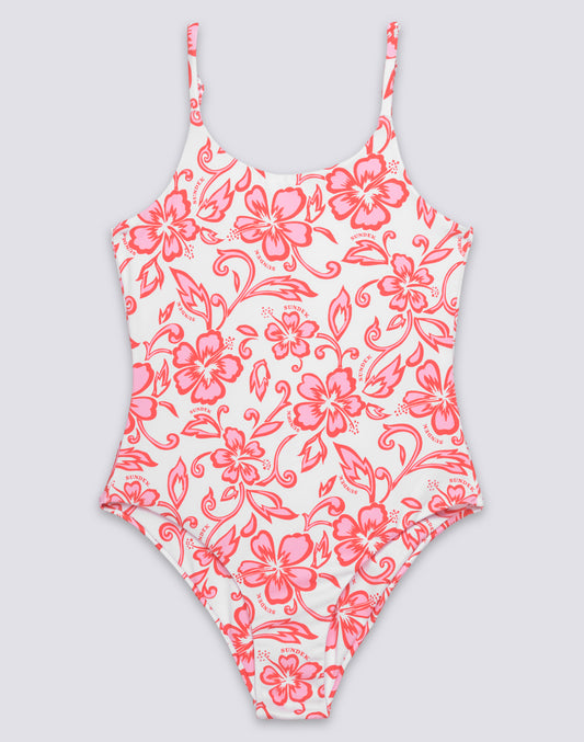 SK23 PRINTED GIRLS' ONE-PIECE SWIMSUIT