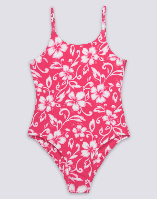 SK23 PRINTED GIRLS' ONE-PIECE SWIMSUIT