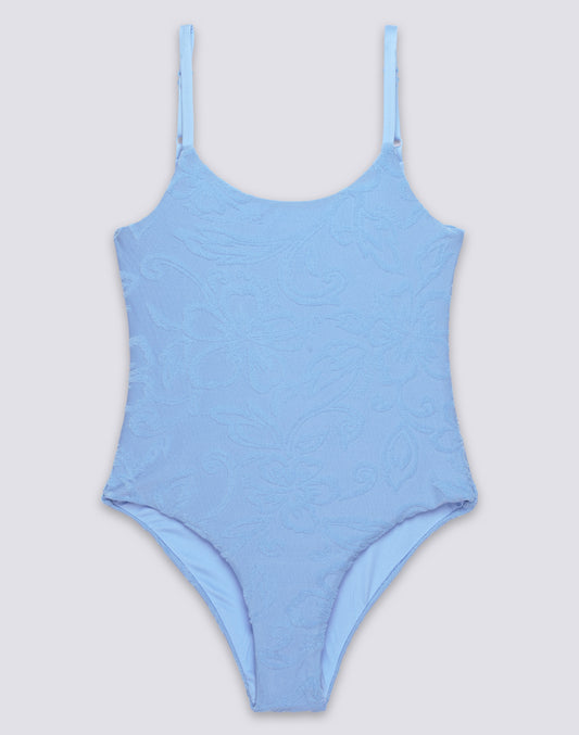 CHILDREN'S TERRY CLOTH ONE-PIECE SWIMSUIT