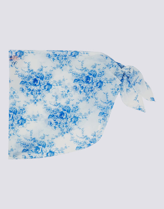 PAREO CORTO DA BAMBINA STAMPA ROSE DE JOIE