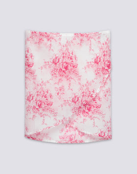 PAREO CORTO DA BAMBINA STAMPA ROSE DE JOIE