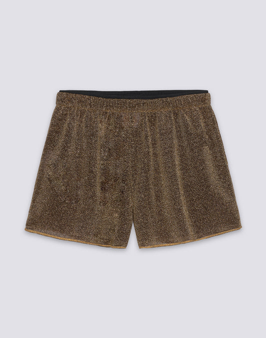 SHORTS DE MARCHE ÉLASTIQUES POUR FILLE EN LUREX