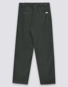 PANTALONES DE LINO CON CINTURA ELÁSTICA PARA HOMBRE