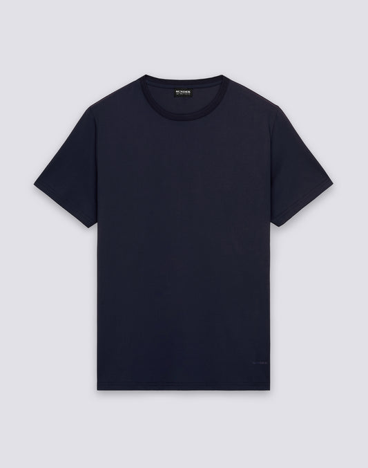 CAMISETA DE CUELLO REDONDO PARA HOMBRE EN JERSEY TÉCNICO