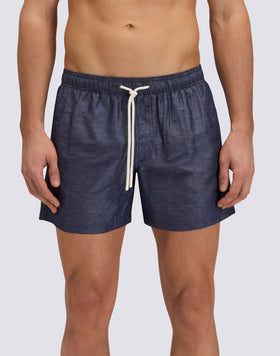 COSTUME DA BAGNO UOMO CORTO VITA ELASTICATA GOLDENWAVE IN LINO RICICLATO