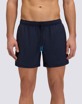 MAILLOT DE BAIN COURT POUR HOMME GOLDENWAVE AVEC TAILLE ÉLASTIQUE, COULEUR UNIE 4WAY STRETCH