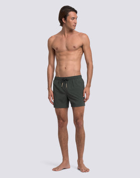 MAILLOT DE BAIN COURT À TAILLE ÉLASTIQUE GOLDENWAVE UNI 4WAY STRETCH