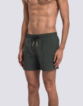 MAILLOT DE BAIN COURT À TAILLE ÉLASTIQUE GOLDENWAVE UNI 4WAY STRETCH