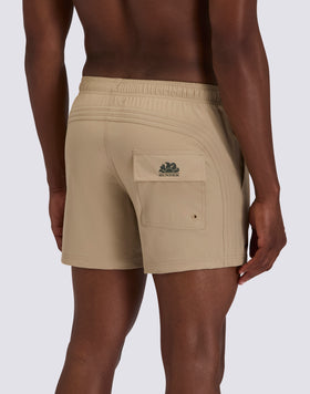 COSTUME DA BAGNO UOMO CORTO VITA ELASTICATA GOLDENWAVE TINTA UNITA 4WAY STRETCH