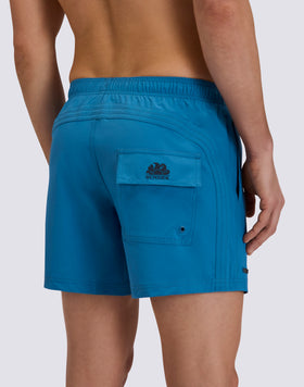 MAILLOT DE BAIN COURT À TAILLE ÉLASTIQUE GOLDENWAVE UNI 4WAY STRETCH