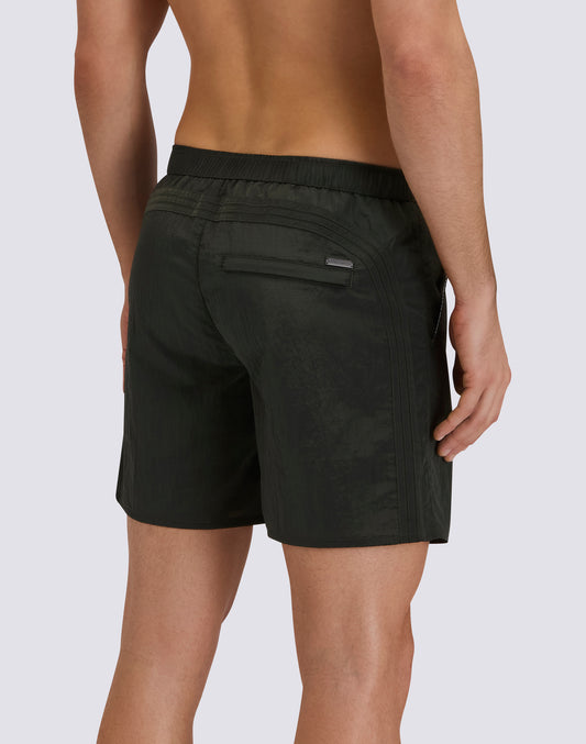 COSTUME DA BAGNO UOMO LUNGO GOLDENWAVE CON VITA SEMI ELASTICATA IN NYLON RIPSTOP