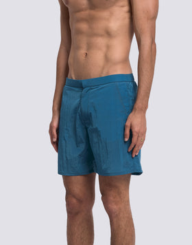 MAILLOT DE BAIN LONG POUR HOMME GOLDENWAVE AVEC TAILLE SEMI-ÉLASTIQUE EN NYLON RIPSTOP