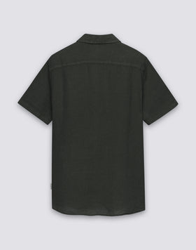 CHEMISE EN LIN À MANCHES COURTES POUR HOMME