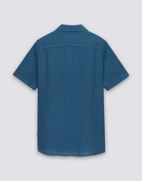 CHEMISE EN LIN À MANCHES COURTES POUR HOMME