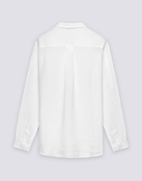 MEN'S GARMENT-DYED LINEN SHIRT