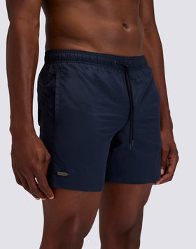 MAILLOT DE BAIN SHORT POUR HOMME GOLDENWAVE TAILLE ELASTIQUÉE COLEUR UNIE EN NYLON TASLAN