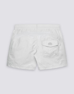 MAILLOT DE BAIN SHORT POUR HOMME GOLDENWAVE TAILLE ELASTIQUÉE COLEUR UNIE EN NYLON TASLAN