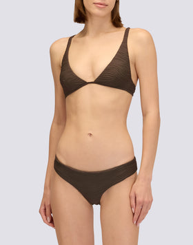 MAVE - TOP DE BIKINI CON TIRANTES FIJOS EFECTO ONDA