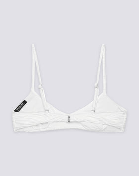 ELODIE - HAUT DE BIKINI BRALETTE EN JACQUARD EFFET VAGUES