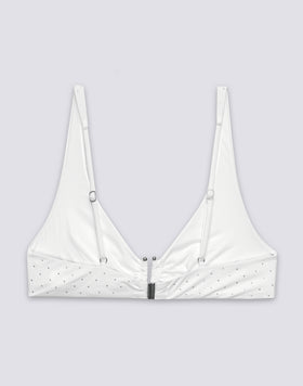 BRALETTE BIKINI TOP WITH RHINESTONES