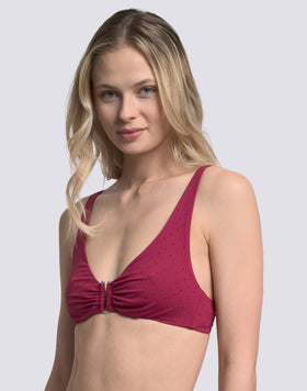 HAUT DE MAILLOT DE BAIN BRALETTE AVEC STRASS