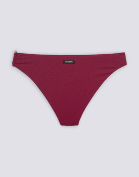 SLIP DE BIKINI COUPE REGULAR AVEC STRASS