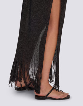 LONG KAFTAN WITH V-NECK