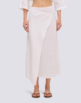 LINEN SKIRT